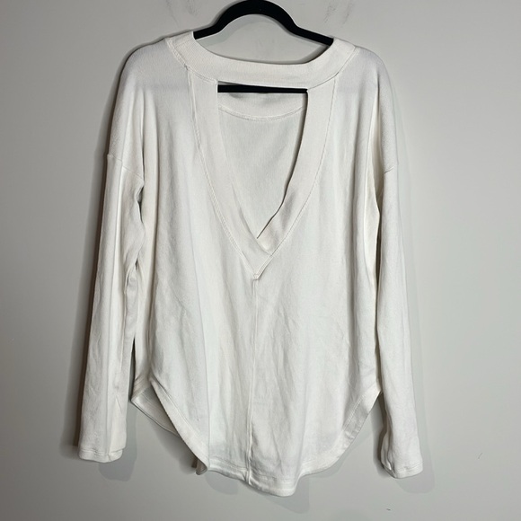 Athleta | Open Back Presence Sweatshirt Size Medium - Picture 3 of 7